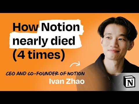 Notion's lost years, near collapse during COVID, staying small to move fast, building horizontal thumbnail