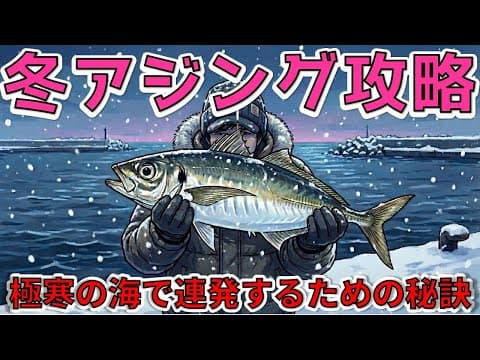 【冬アジング攻略】 コツは深場とレンジ固定と超低速 thumbnail