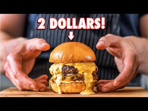 The 2 Dollar Gourmet Burger | But Cheaper thumbnail