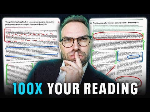 THIS Academic Reading Method Will Save You THOUSANDS Of Hours | Prof. David Stuckler thumbnail