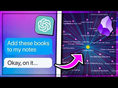 Supercharging Your Learning with AI for Better Notes And Learning with ChatGPT and Obsidian thumbnail