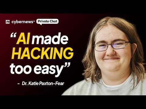 How Hackers Use "Vibe Coding" to Create AI Malware | Dr. Katie Paxton-Fear #003 thumbnail
