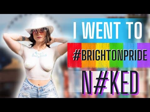 I Went To #BRIGHTONPRIDE BODYPAINTED thumbnail