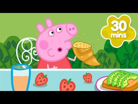 Peppa Finds GIANT Croissant 🥐 Peppa Pig Full Episodes | 30 Minutes thumbnail