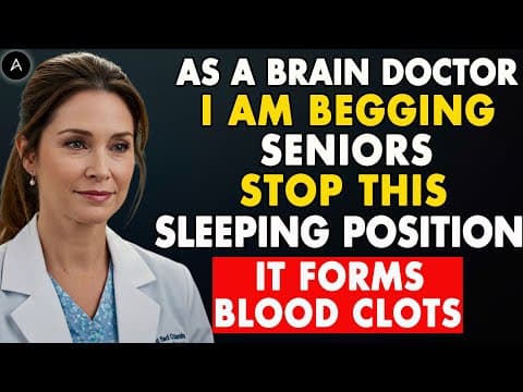 As a BRAIN Doctor, I’m SHOCKED: THIS Sleeping Position Raises Stroke Risk Overnight | Senior Health thumbnail