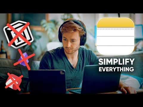 How I Organized My Entire Life Using Just Apple Notes thumbnail