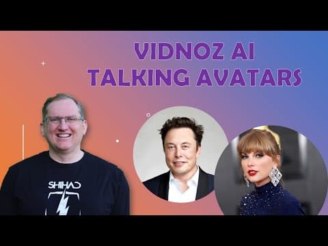 AI Talking Avatars from Photos and Text with VIDNOZ thumbnail