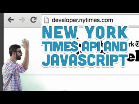10.9: New York Times API and JavaScript - p5.js Tutorial thumbnail