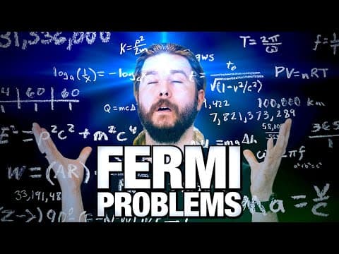 One Weird Math Trick Estimates ANYTHING (Fermi problems) thumbnail
