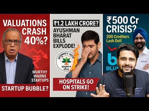 IPL Loses ₹1,500 Cr, BluSmart in ₹500 Cr Trouble, Narayana Murthy Warns on Startup Bubble,Adani Debt thumbnail