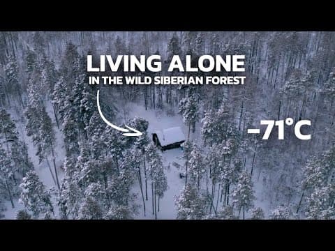 Living Alone in the Wild Siberian Forest for 20 years (-71°C, -96°F) Yakutia thumbnail