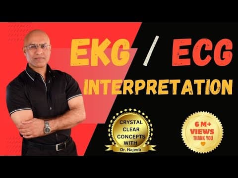 EKG Interpretation | Master Fundamentals of ECG | Electrocardiography thumbnail