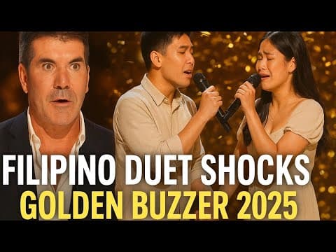 Simon Cowell STUNNED by Filipino Sibling Duet That Shook the World | Golden Buzzer 2025 Performance thumbnail