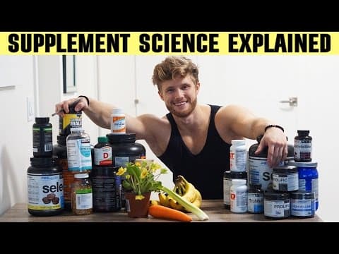 TOP 5 SUPPLEMENTS | SCIENCE EXPLAINED (17 STUDIES) | WHEN AND HOW MUCH TO TAKE thumbnail