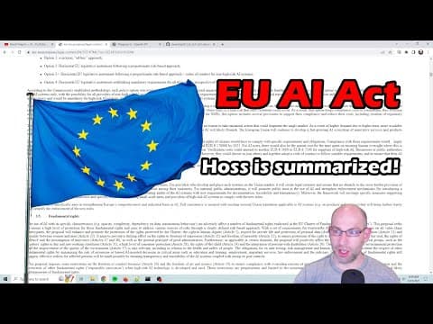 I summarized the EU AI Act so you can ask ChatGPT about it easily thumbnail