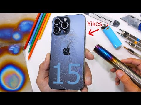 Be gentle with Apples new Titanium iPhone 15 Pro Max ... Yikes! thumbnail