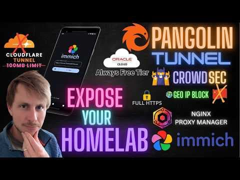 Create your OWN Home-Lab Tunnel with Pangolin NOW | Free VPS thumbnail