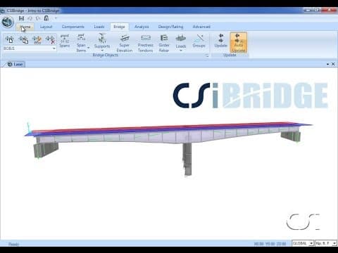 CSiBridge - 01 Introductory Tutorial: Watch & Learn thumbnail