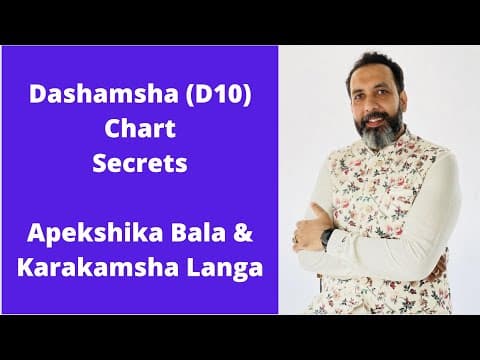 How to judge the level of career success using Dashamsha (D10) Chart by Navneet Chitkara Ji thumbnail