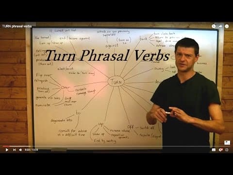 TURN phrasal verbs thumbnail
