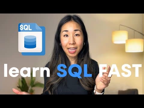 Do THIS instead of watching endless tutorials - how I’d learn SQL FAST still in 2025 thumbnail