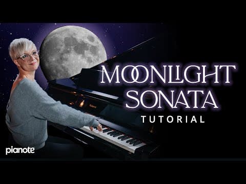 Learn To Play Moonlight Sonata on Piano 🎹🌙 (With Sheet Music) thumbnail