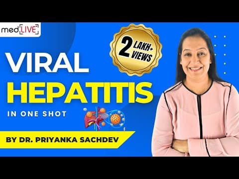 Viral Hepatitis Pathology | Types (A, B, C, D, E), Serology & Morphology | Dr. Priyanka Sachdev thumbnail