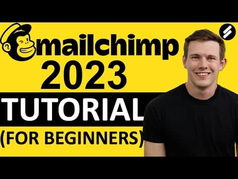 MAILCHIMP TUTORIAL 2023 (For Beginners) -  Step by Step Email Marketing Guide thumbnail