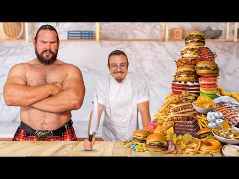 Cooking For The World’s Strongest Man (10,000 Calories) thumbnail