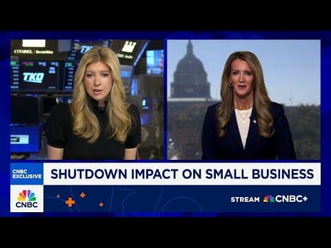 SBA Administrator Kelly Loeffler: SBA now processing $5B in backlogged loans to small businesses thumbnail