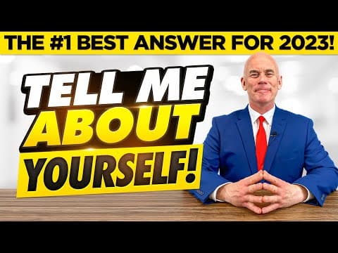 TELL ME ABOUT YOURSELF for 2023! thumbnail