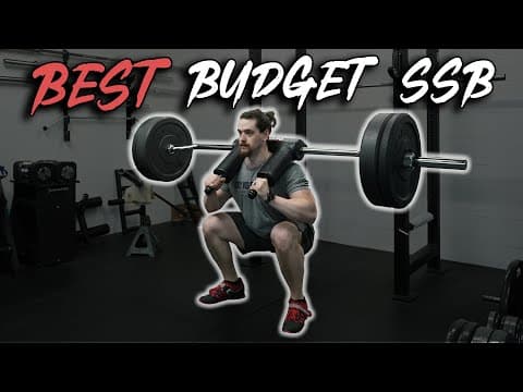 BEST Budget Safety Squat Bar - Titan Fitness Safety Squat Olympic Bar V2 thumbnail