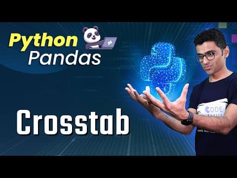 Python Pandas Tutorial 13. Crosstab thumbnail