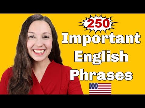 250 Important English Expressions for daily conversation thumbnail