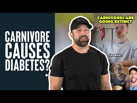“Carnivore causes diabetes” (and the HbA1c sleight of hand) | What the Fitness | Biolayne thumbnail