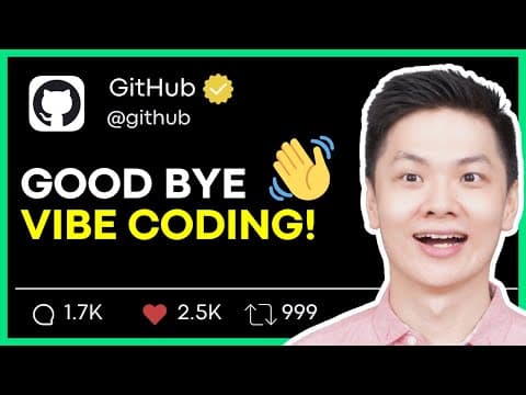 Kilo Code + Spec-Kit: This NEW Github Tool FINALLY Fixed AI Coding! thumbnail