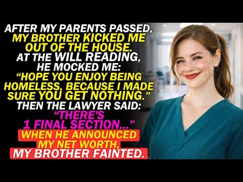 After My Parents Died, My Brother Kicked Me Out Of The House, But At The Will Reading... thumbnail