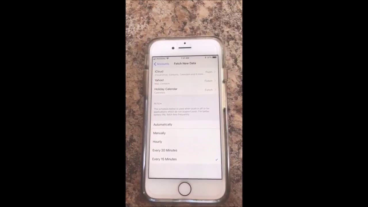 YouTube video player