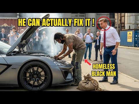 “I Can Fix It.”A Homeless Man Heard a Billionaire’s Cry for Help—Then He Taught Him What He Couldn’t thumbnail