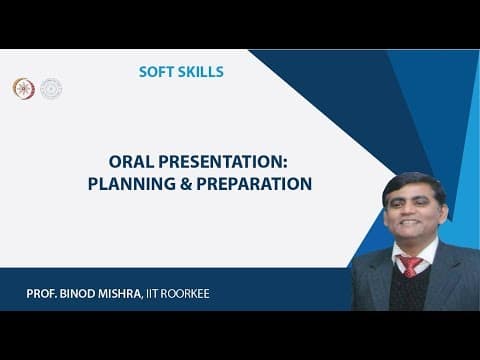 Oral Presentation: Planning & Preparation thumbnail