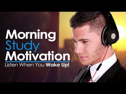 How to Stay Motivated While Studying Early in the Morning thumbnail