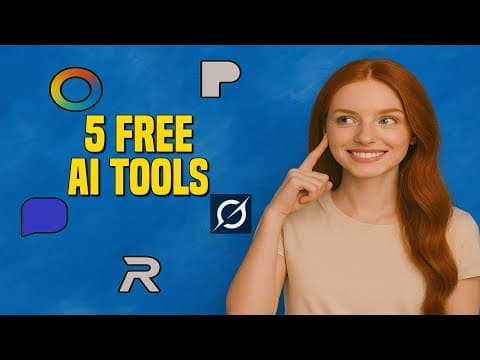 5 FREE AI TOOLS That Feel ILLEGAL to Know! thumbnail