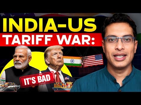 Indian Markets to collapse after India-US tariff war? (impact on IT, Pharma and other sectors) thumbnail
