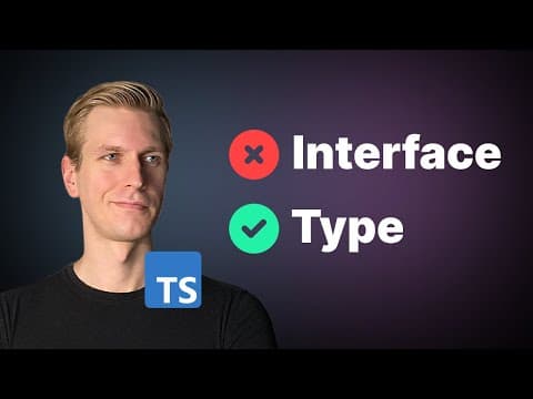 Why use Type and not Interface in TypeScript thumbnail