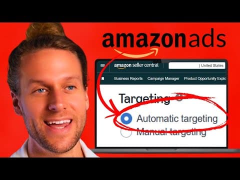 Amazon PPC AUTO CAMPAIGN Secrets - Step by Step Guide thumbnail