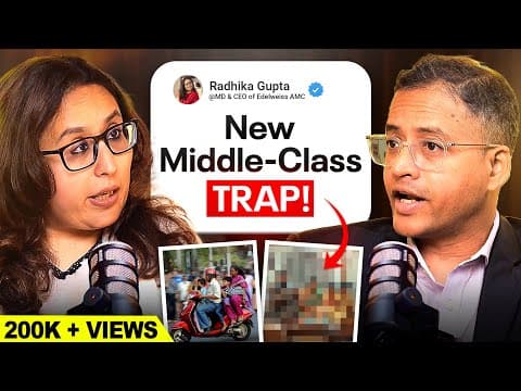 Break FREE from the Middle Class Money TRAP | Smart Investing ft. Radhika Gupta | Rahul Jain thumbnail