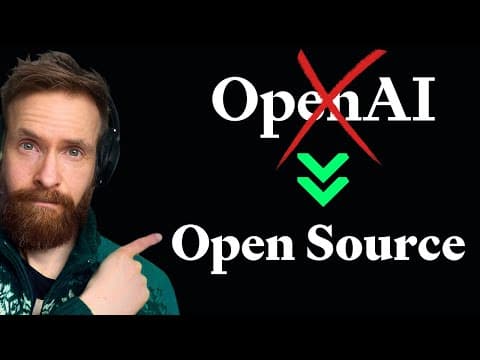From OpenAI to Open Source in 5 Minutes Tutorial (LM Studio + Python) thumbnail
