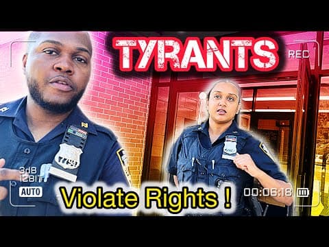NYPD MAKES FALSE ARREST | NYC TYRANTS  thumbnail