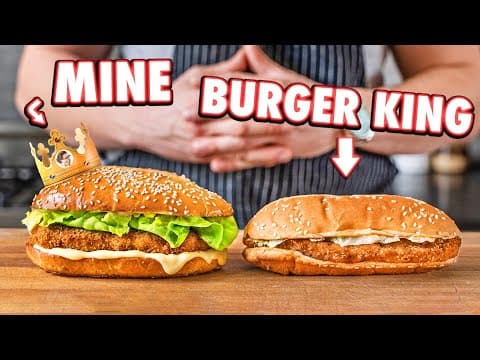 Making the Burger King Original Chicken Sandwich At Home | But Better thumbnail