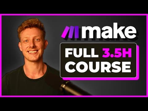 The Only Video You'll Need to Master Make.com & AI Workflows (Beginner to Pro) thumbnail